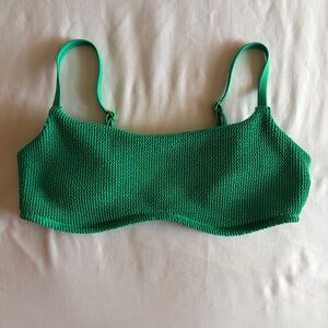 Hollister green bikini top